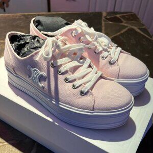 Celine Jane Triomphe Patch Platform Sneakers (Women’s 7.5)(BNIB)